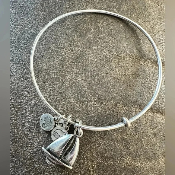 Alex And Ani Sailboat Adjustable Bracelet - Picture 1 of 1
